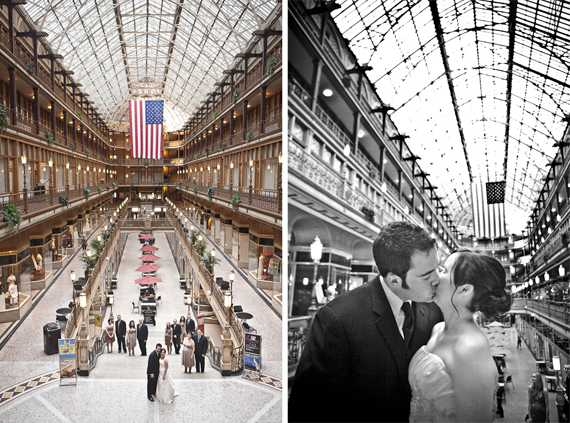 Cleveland Arcade Wedding Photography