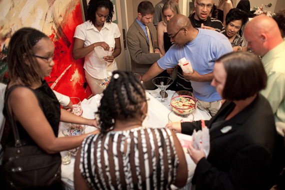 The DoubleTree Akron Wedding Reception