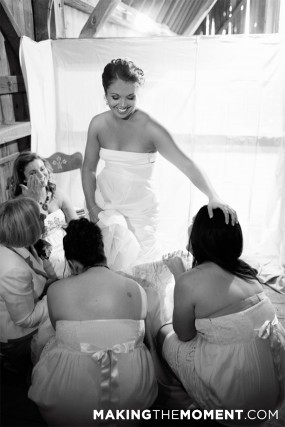 Photojournalistic wedding photographer