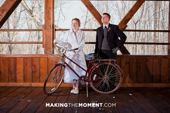Bicycle themed Wedding Photography