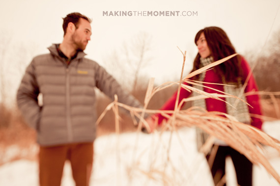 Cleveland Winter Engagement Session Photography