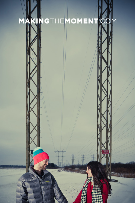 Cleveland Winter Engagement Session Photography