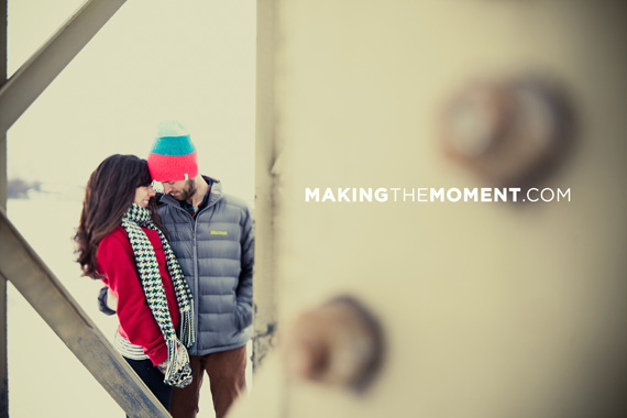 Cleveland Winter Engagement Session Photography