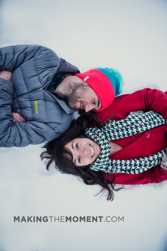 Cleveland Winter Engagement Session Photography