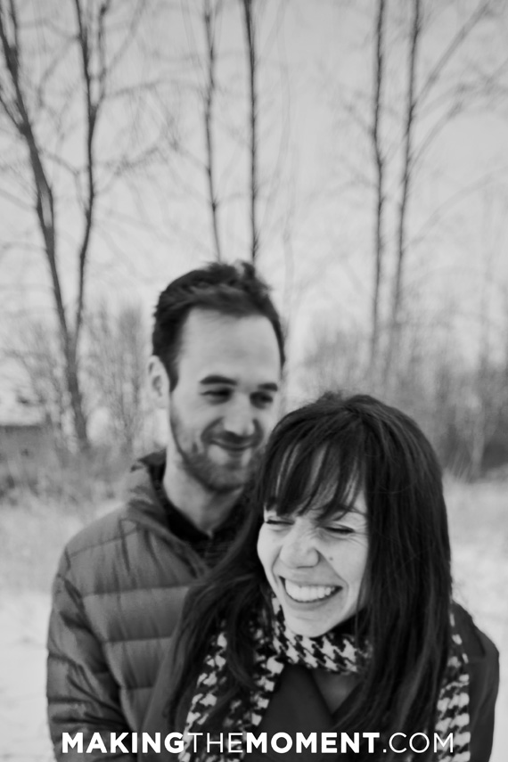 Cleveland Winter Engagement Session Photography