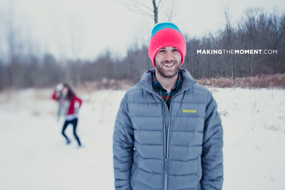 Cleveland Winter Engagement Session Photography