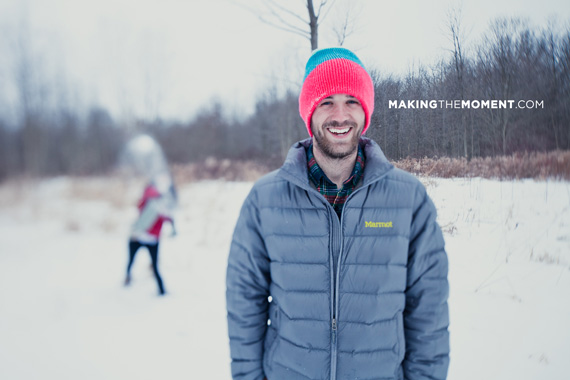 Cleveland Winter Engagement Session Photography