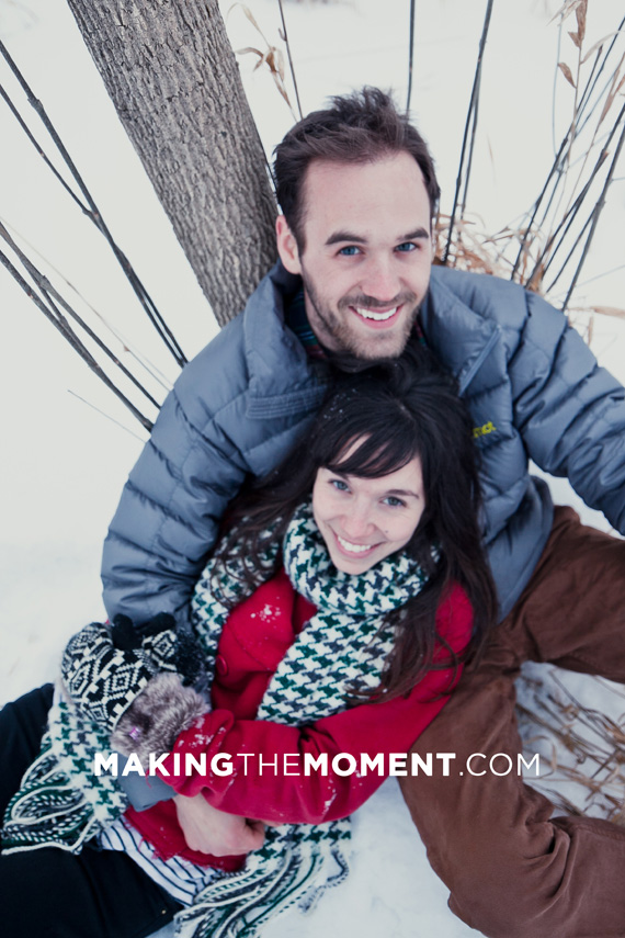 Cleveland Winter Engagement Session Photography