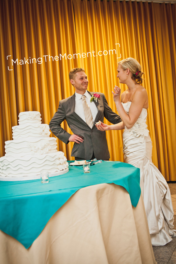 Cleveland Galleria Wedding Reception