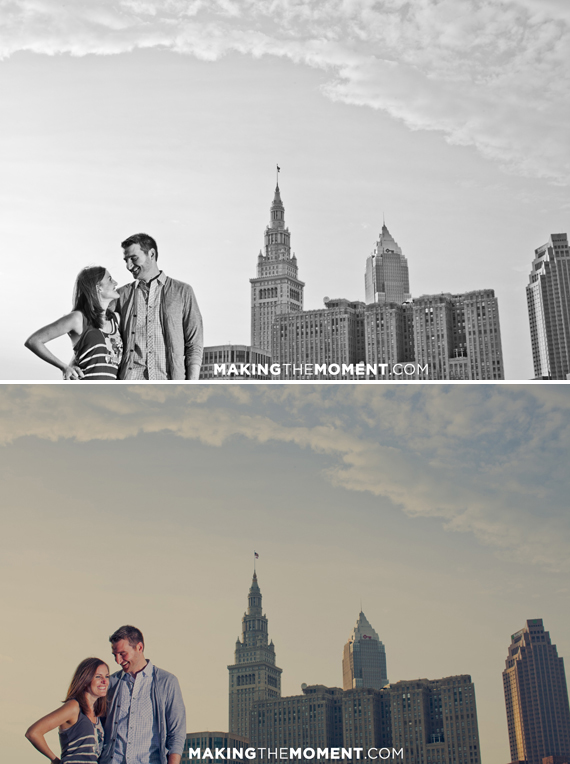 Cleveland Creative Engagement Session Photography