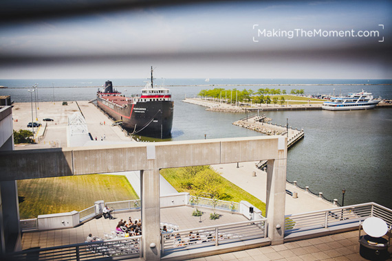 Great Lakes Science Center Wedding Photographer