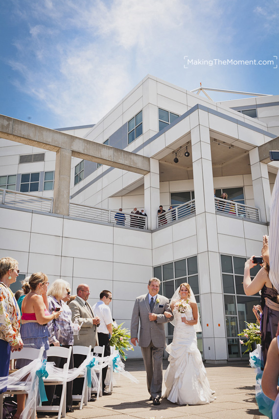 Great Lakes Science Center Wedding Photographer