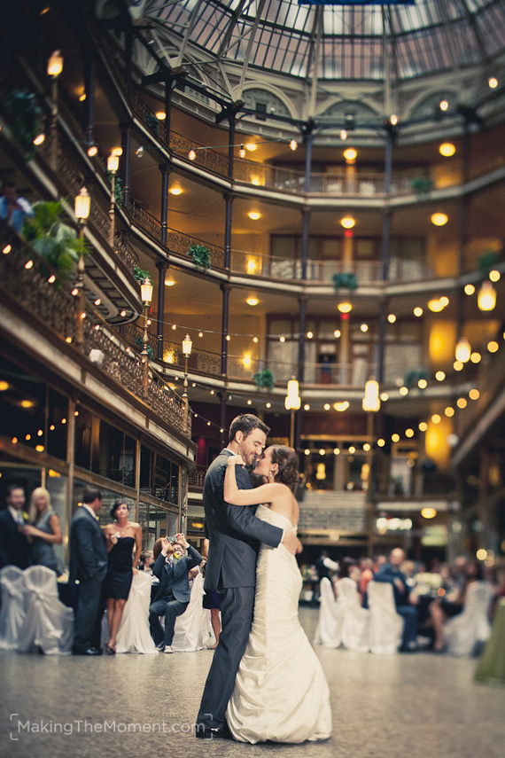Wedding Reception at the Cleveland Arcade