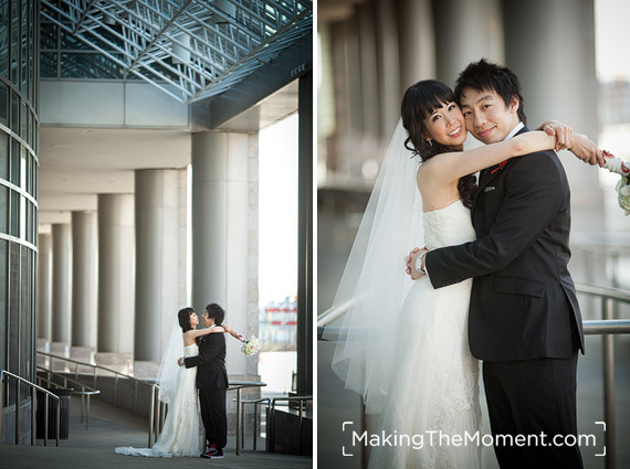 modern wedding photographer in Cleveland