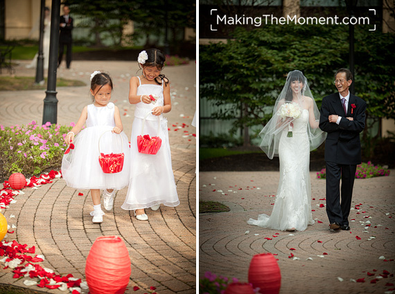 wedding at the Cleveland Airport marriott