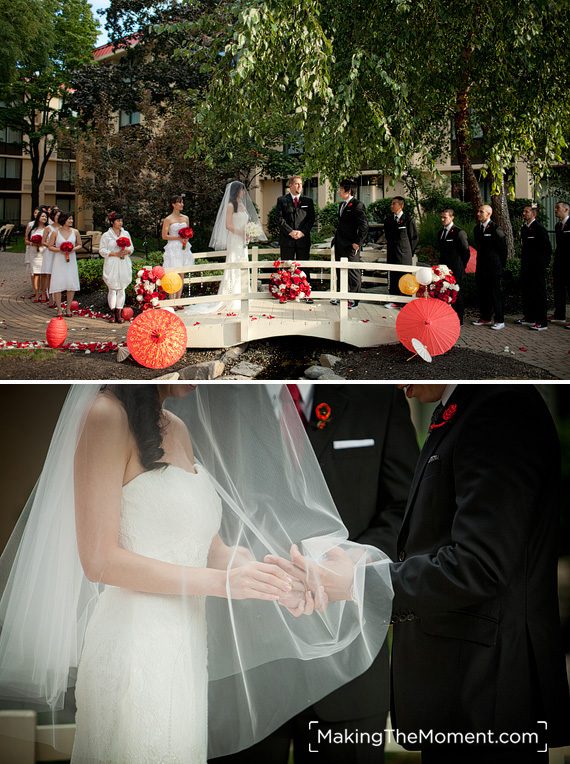 wedding at the Cleveland Airport marriott