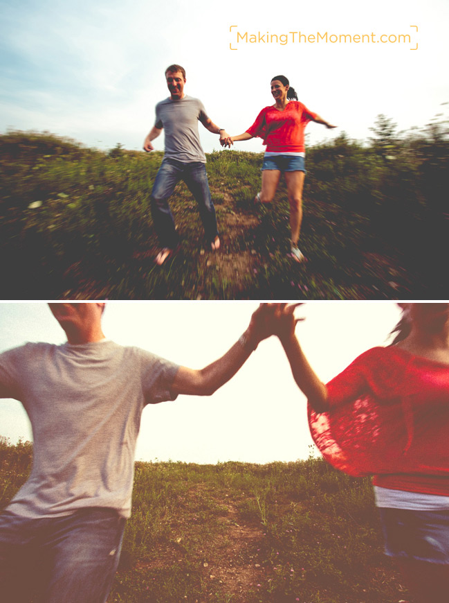 Fun Cleveland Engagement Session Photographer