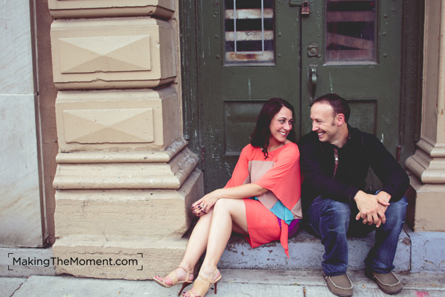 Modern Cleveland Engagement Session Photographer