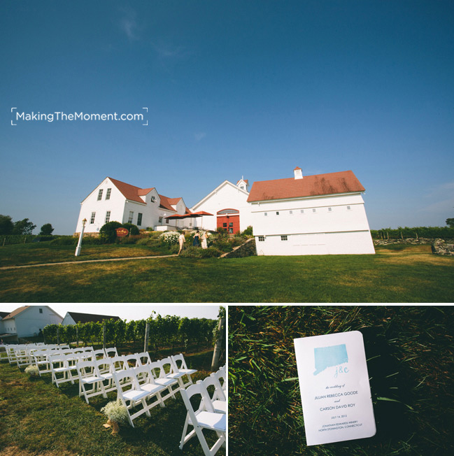 Jonathan Edwards Winery in Stonington Wedding Photography