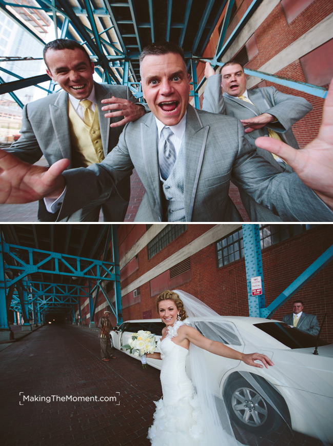 Fun Cleveland Wedding Photographer