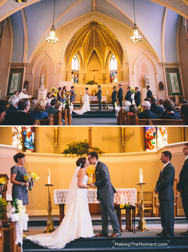 St. Marys Catholic Church Cleveland Wedding Photographer