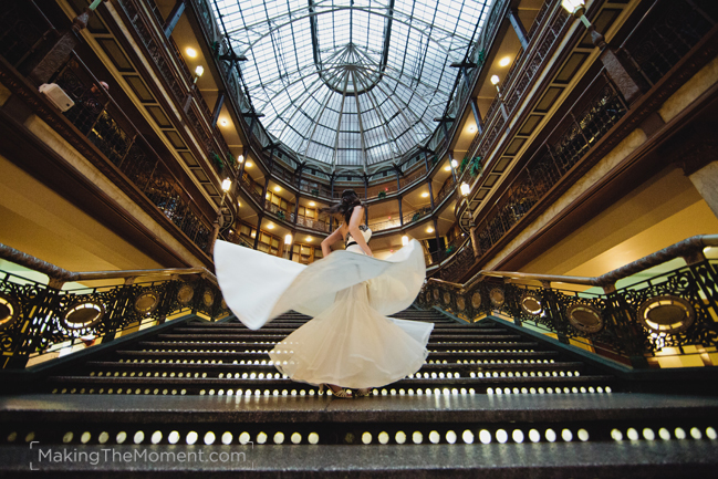 Wedding Photographer at Cleveland Hyatt Arcade