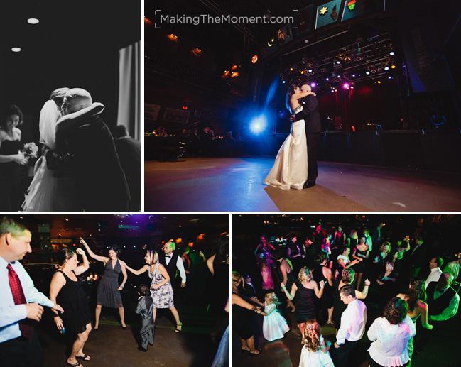 Wedding Reception Photographer at Cleveland House of Blues