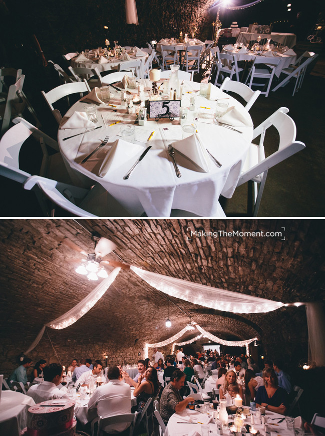 Mon Ami Winery Wedding reception photographer