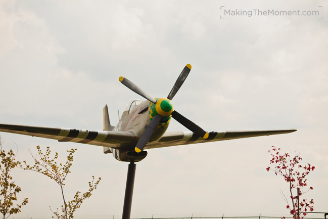 Wedding photographer at 100th bomb group cleveland