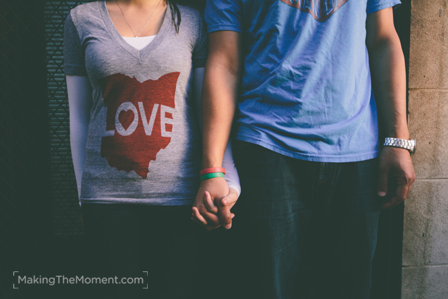 Modern Cleveland Engagement Session Photography