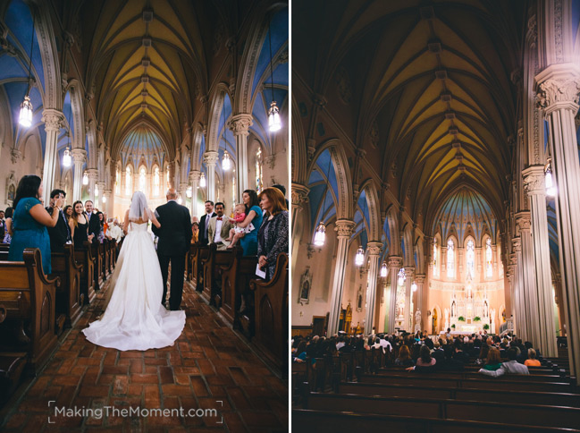 Wedding Photographer at St.Patrick's Parish Cleveland