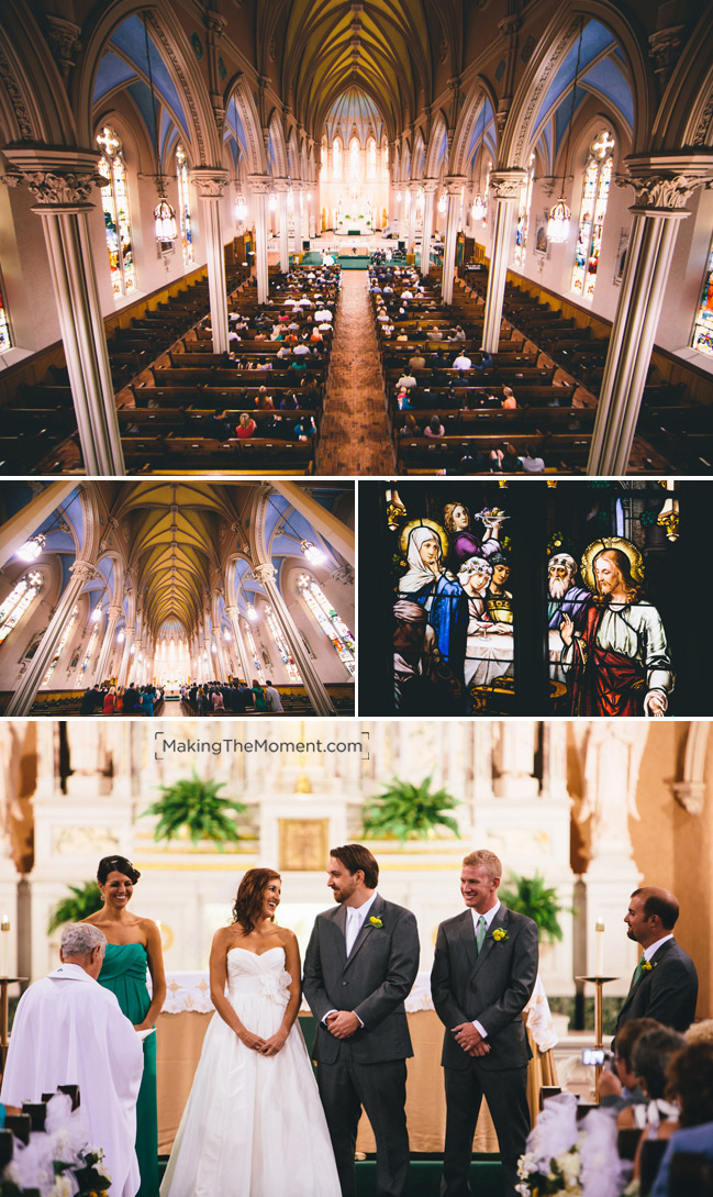 Wedding Photographer at St.Patrick's Parish Cleveland