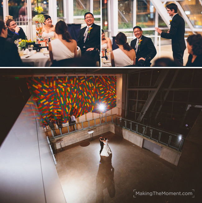 Akron Art Museum Wedding Reception