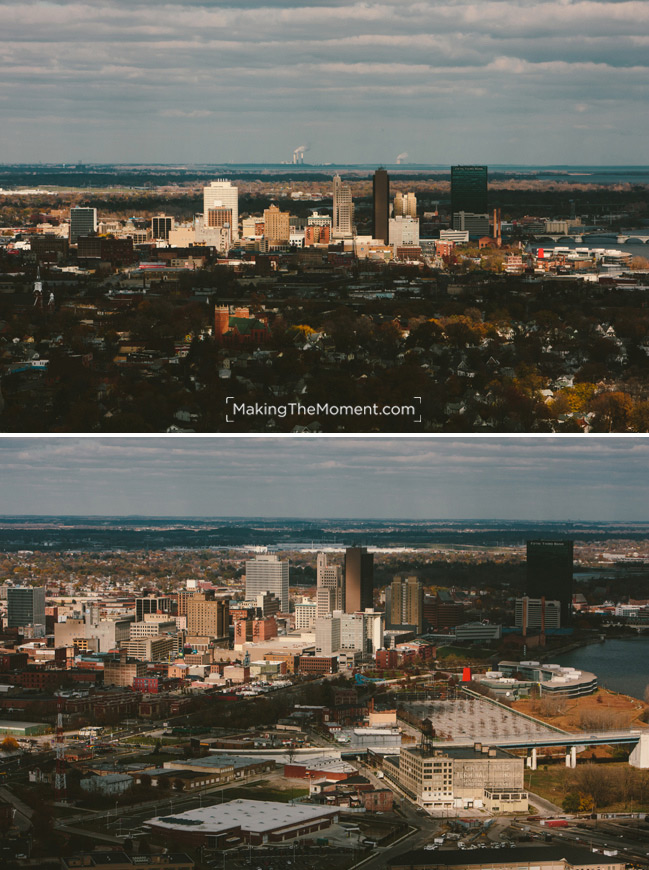 Toledo Wedding From Helicopter