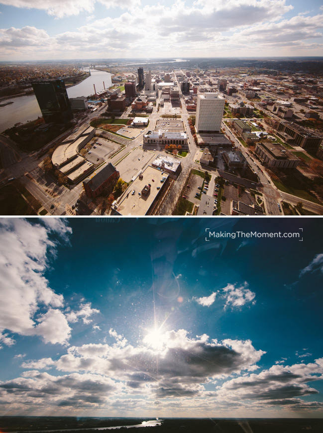 Toledo Wedding From Helicopter