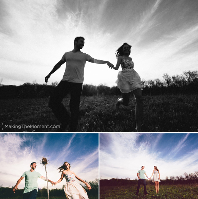 Fun Engagement Session Photographer in Cleveland