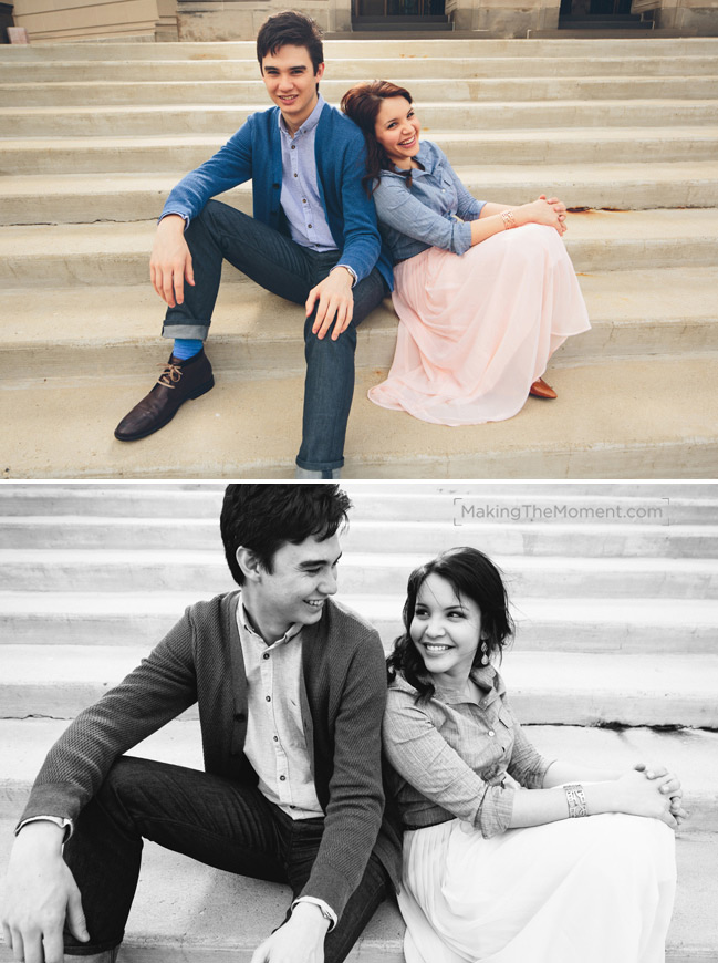 Fun Engagement Session Photographer in Cleveland