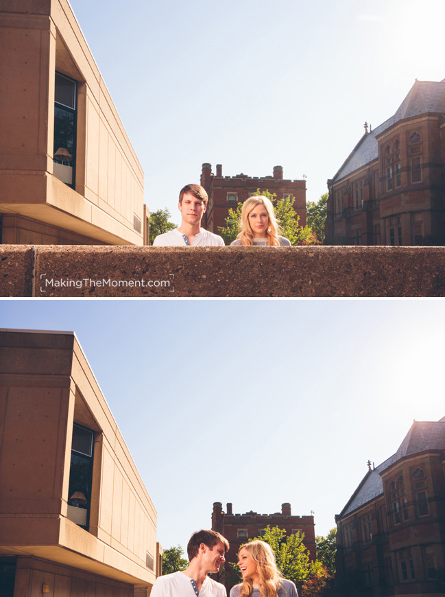 Fun Cleveland Engagement Session Photographer