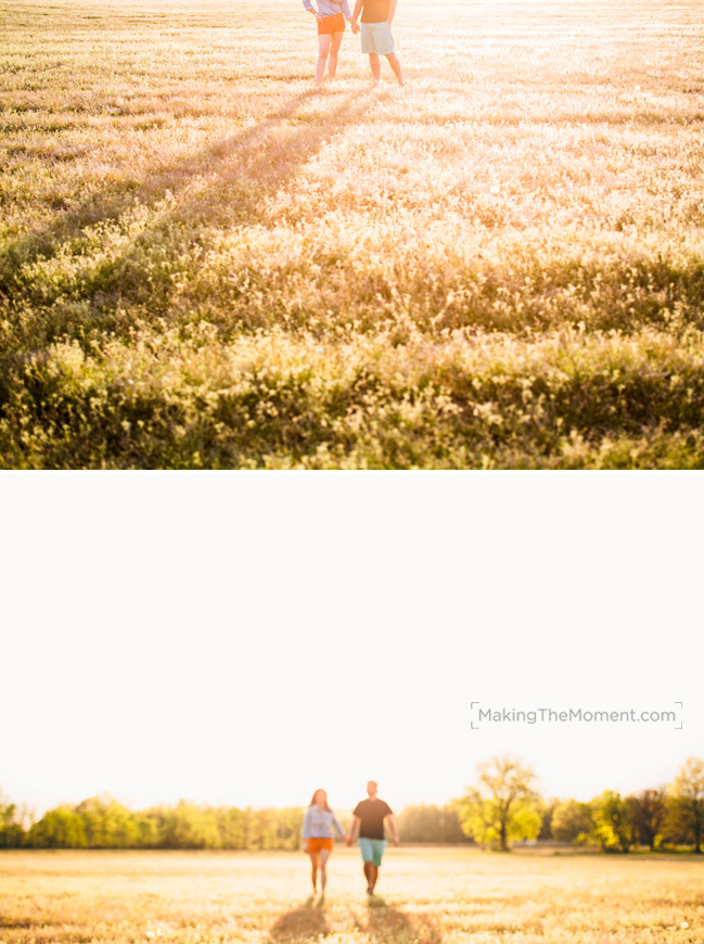 Cleveland Engagement Session Photography in the country