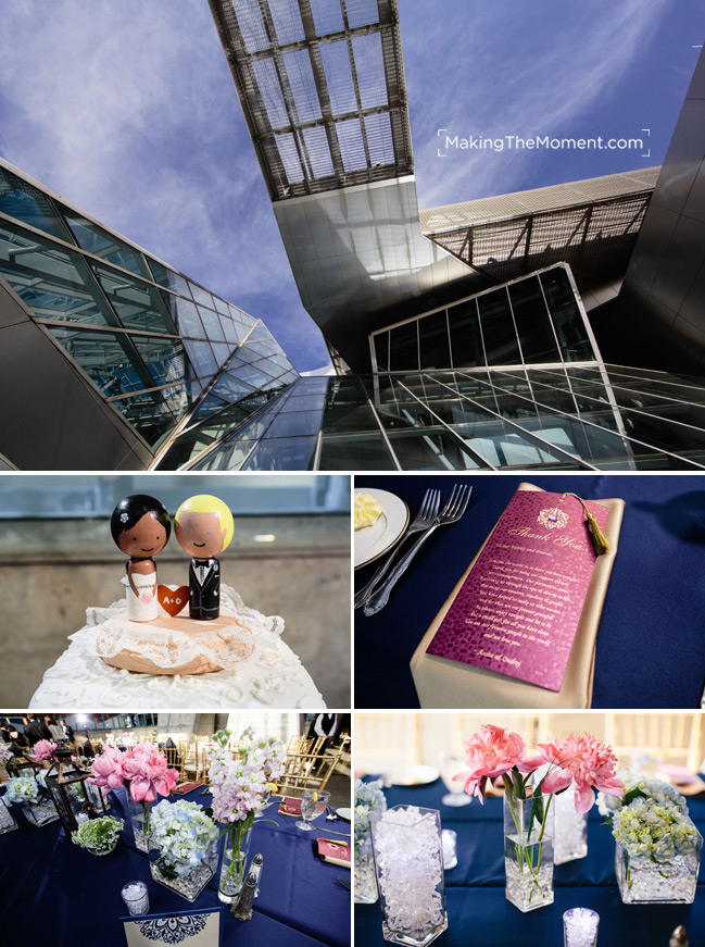 Akron Art Museum Wedding Photographer