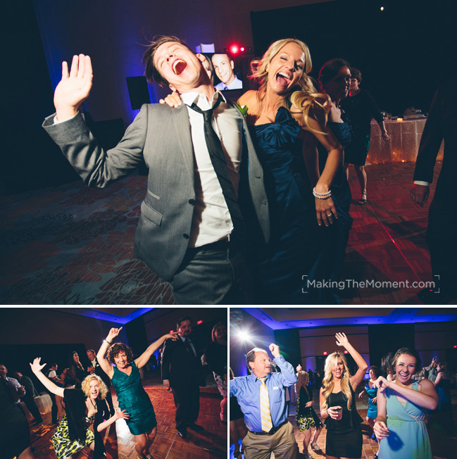 Columbus Hotel Wedding Reception Photographer