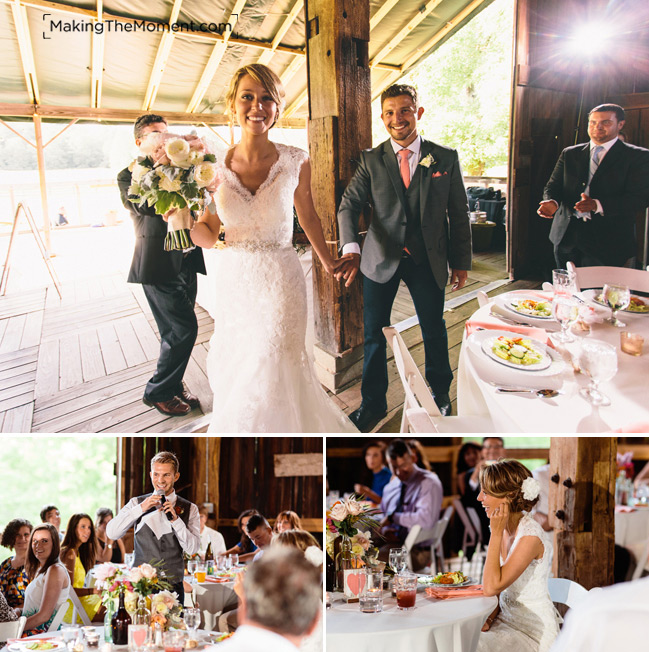 Botzum Farm Wedding Reception Photographer