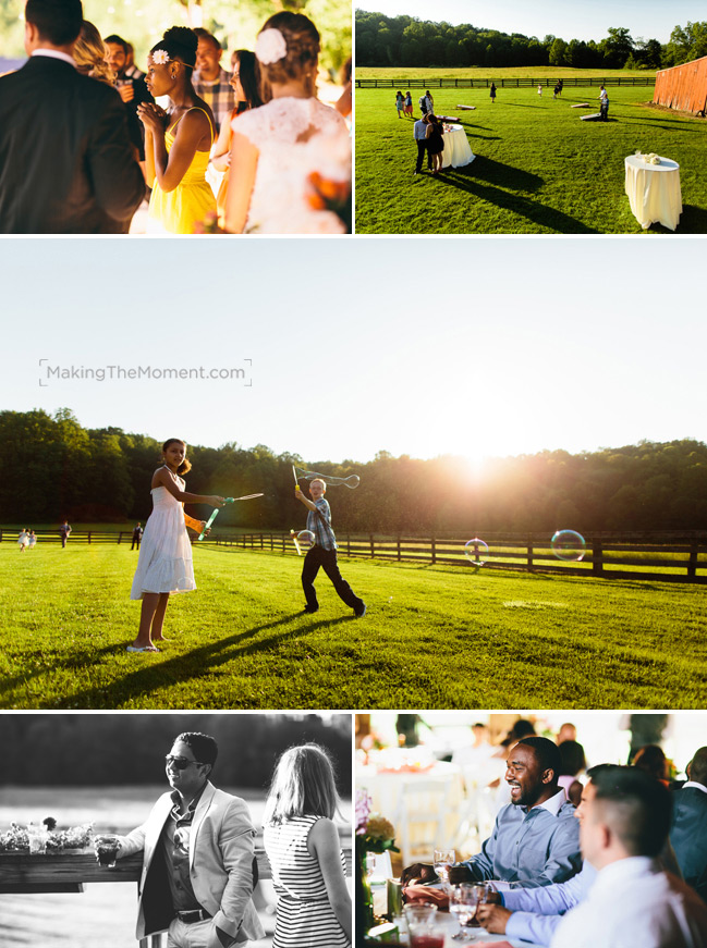 Wedding Reception Photography at Botzum Farm Akron