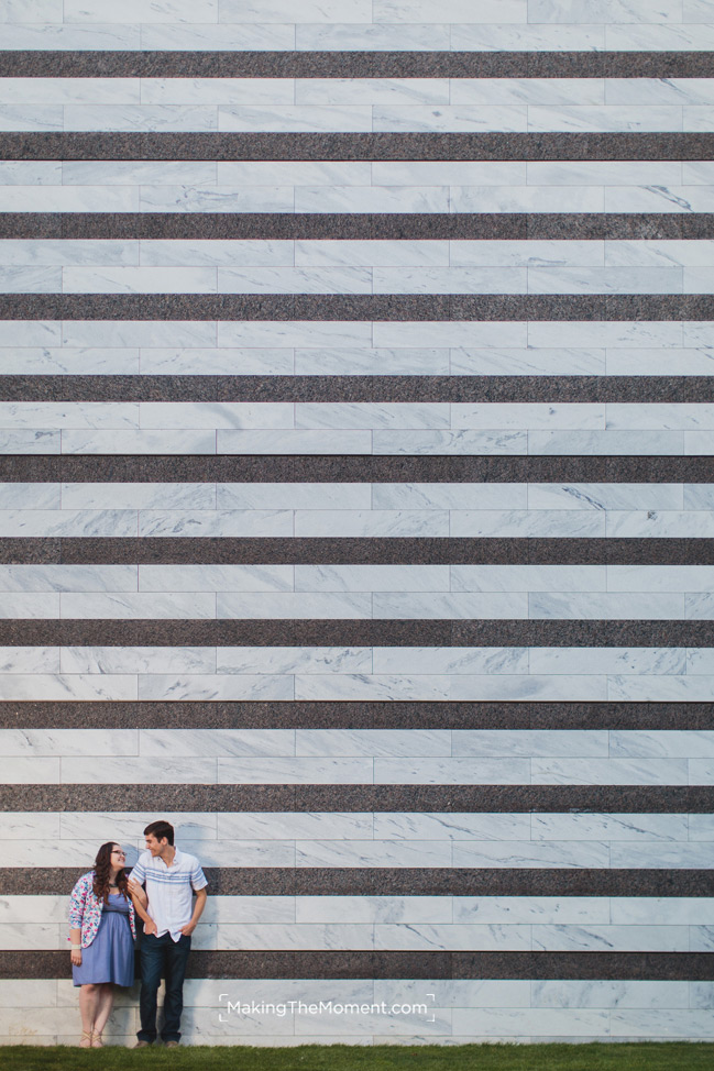 Modern Cleveland Engagement session photographer