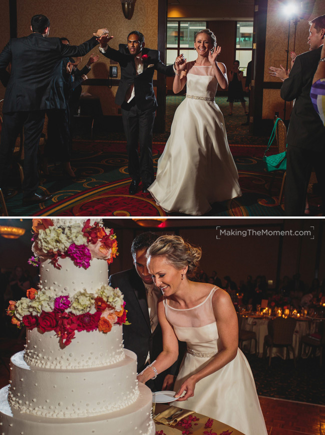 Cleveland Marriott Key Center Wedding Reception