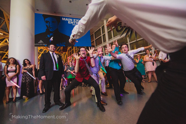 cleveland rock hall wedding reception photographer