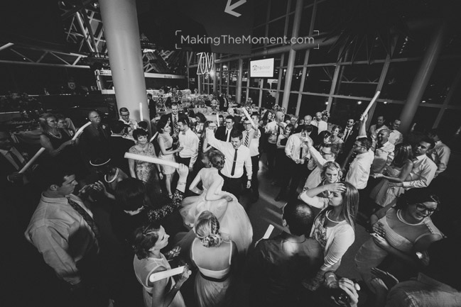 cleveland rock hall wedding reception photographer