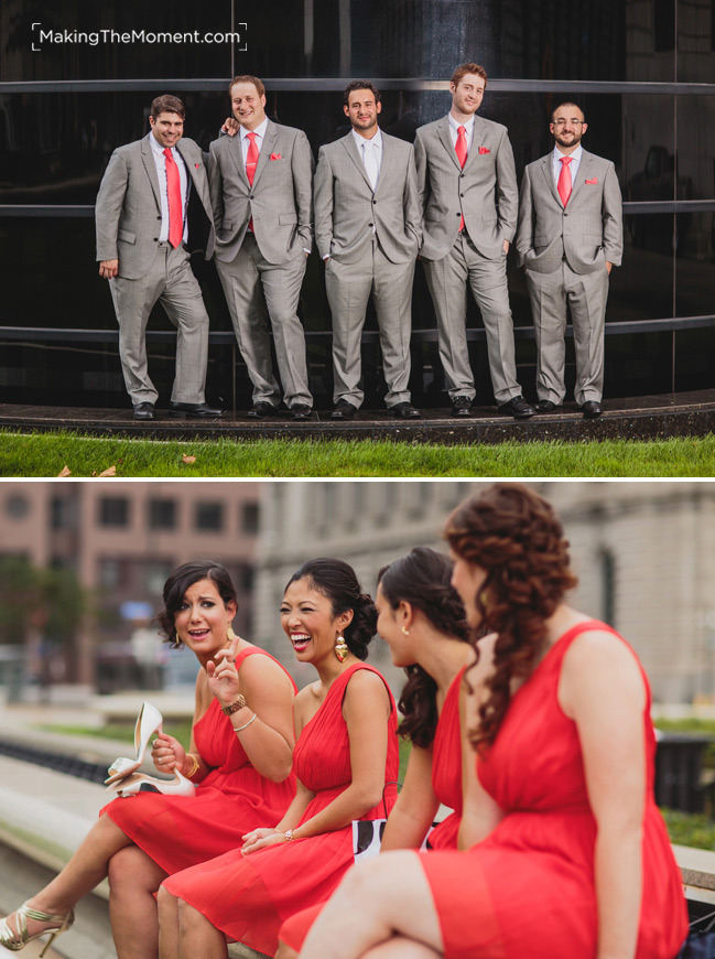 fun cleveland wedding photographer