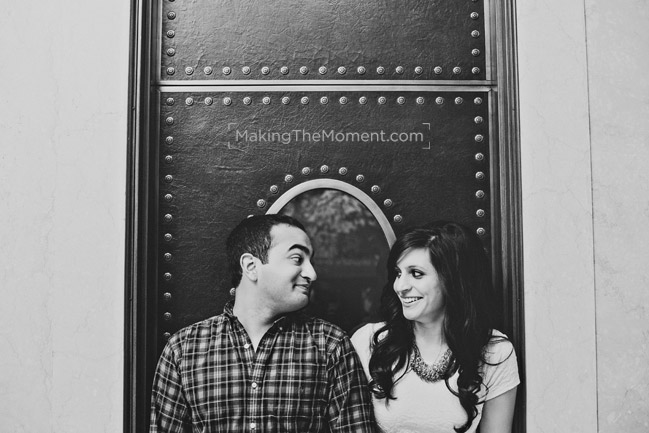fun cleveland engagement session photographer