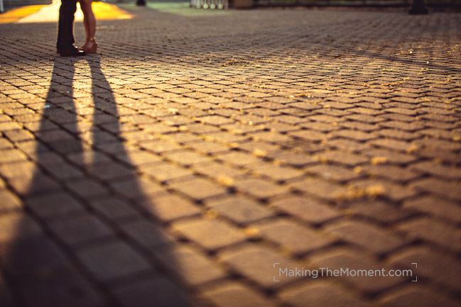 modern cleveland engagement session